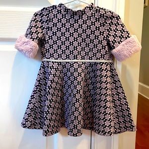 Janie and Jack Purple Flower Dress